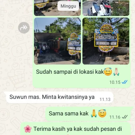 Pengiriman Papan Bunga Duka Dukuhjati Krangkeng